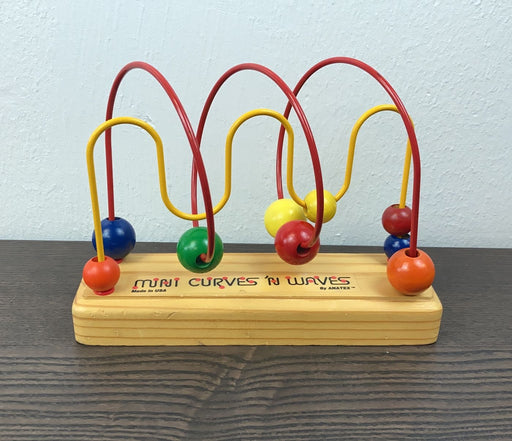 used Mini Curves ‘n Waves Rollercoaster Bead Toy