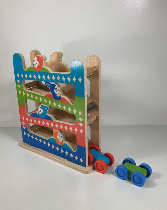 used Melissa & Doug Roll And Ring Ramp Tower