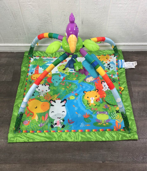 used Fisher Price Rainforest Melodies and Lights Deluxe Gym