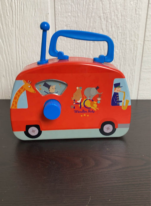 used Moulin Roty Musical Circus Bus