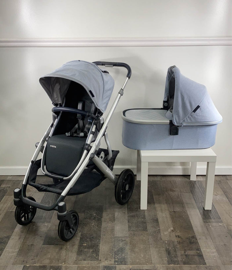UPPAbaby VISTA Stroller, William (Chambray Oxford), 2019