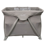 used Nuna COVE Aire Go Travel Crib, Frost Grey