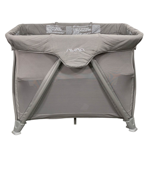 Nuna COVE Aire Go Travel Crib Frost Grey