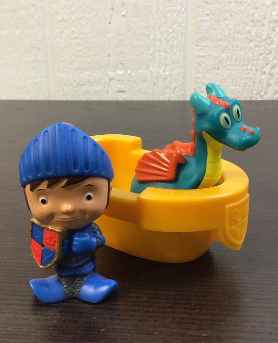 secondhand Fisher Price Mike The Knight Mike & Squirt Bath Buddies