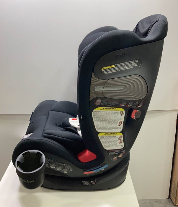 secondhand Cybex Eternis S All-In-One Car Seat with SensorSafe, 2021, Lavastone Black