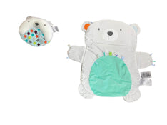 secondhand Bright Starts Tummy Time Prop & Play Mat, Polar Bear