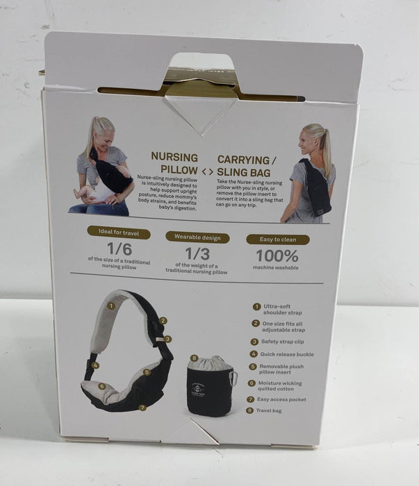 Shop Humble-bee Nurse-Sling Ergonomic Nursing Pillow, Gray at GoodBuy Gear