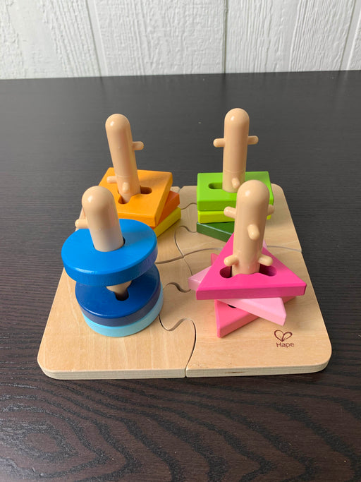 used Hape Creative Peg Puzzle