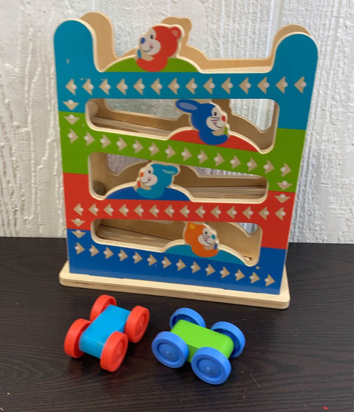 used Melissa & Doug Roll And Ring Ramp Tower