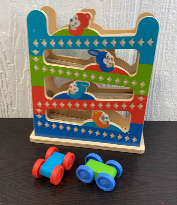 used Melissa & Doug Roll And Ring Ramp Tower