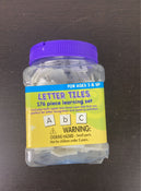 used Letter Tiles 176-piece Learning Set