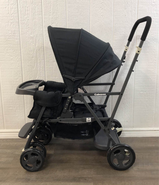 secondhand Joovy Sit And Stand Tandem Double Stroller, Black 2020