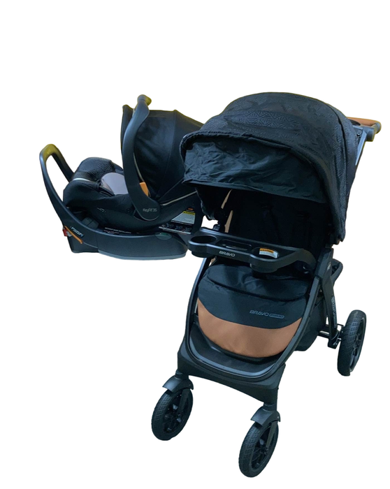 secondhand Chicco Bravo Primo Trio Travel System, Springhill, 2023