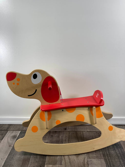 secondhand Hape Rocker Puppy ride on