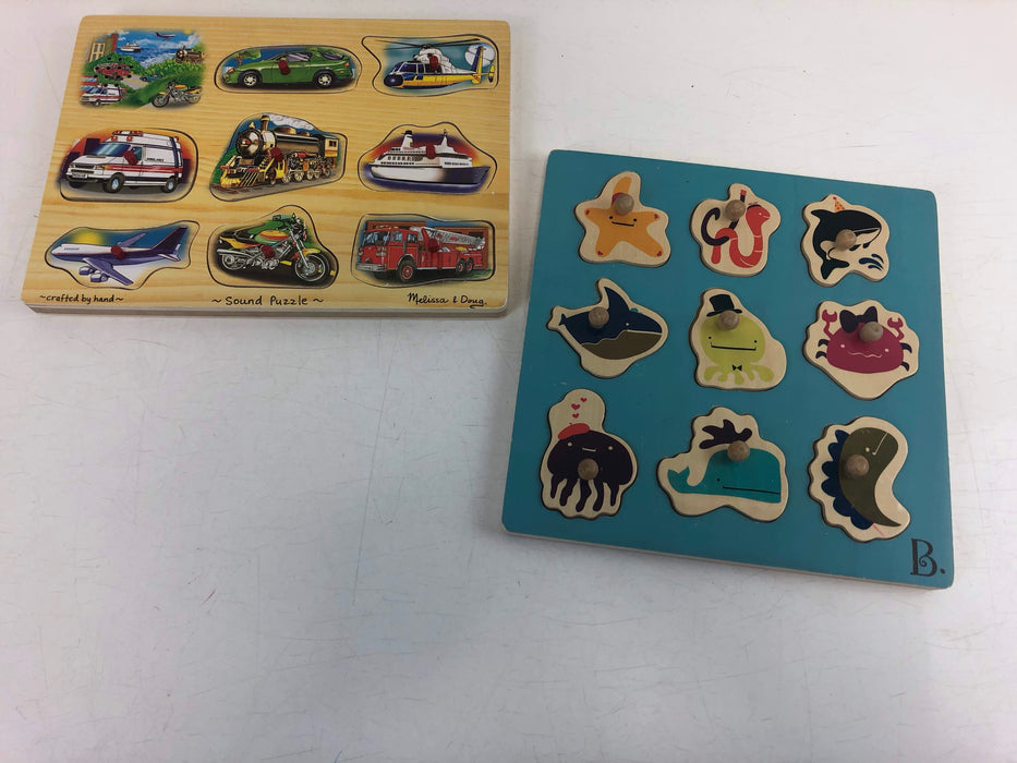 used BUNDLE Wooden Puzzles