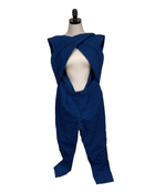 Shop Madri Collection Crossover Nursing Jumpsuit, Blue stripe, XS at GoodBuy Gear
