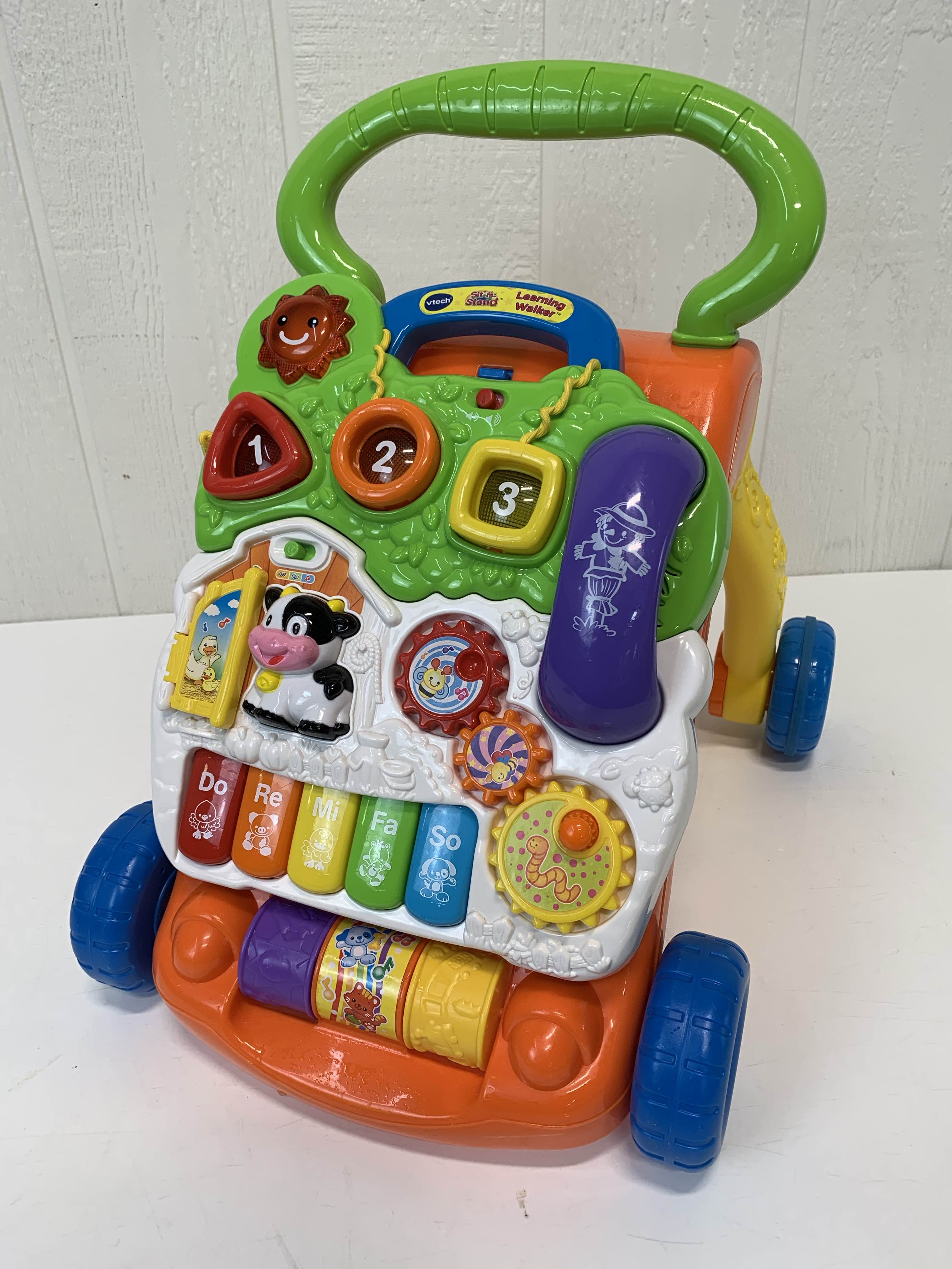 VTech Sit-To-Stand Learning Walker, Orange