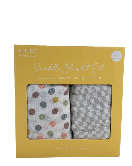 used JuJuBe Swaddle Blanket Set, Happy Baby Vibes