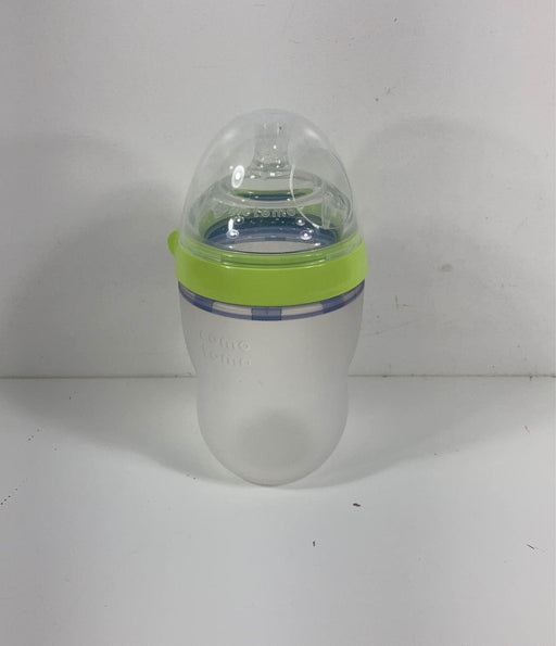 used Comotomo Bottles, 2 Pack, Green, 8oz