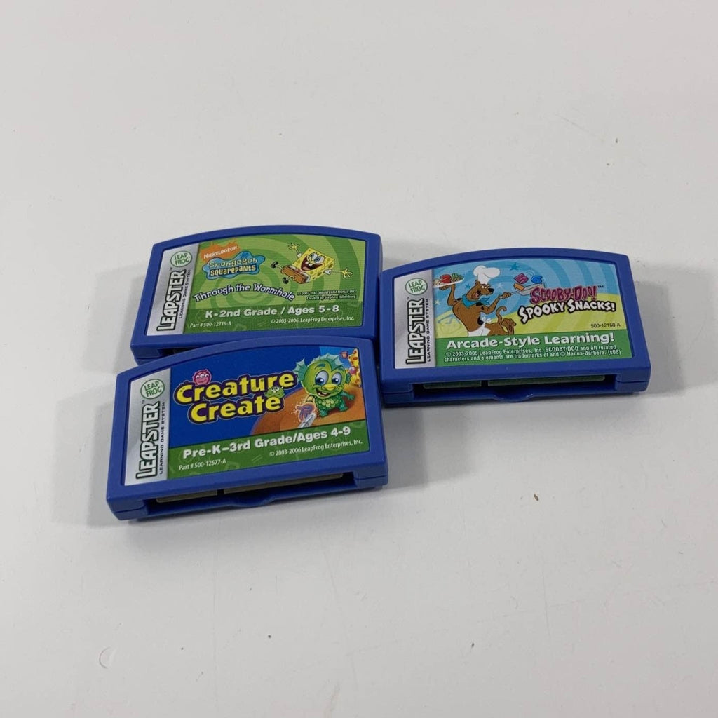 BUNDLE Leap Frog Leapster Game Cartridges