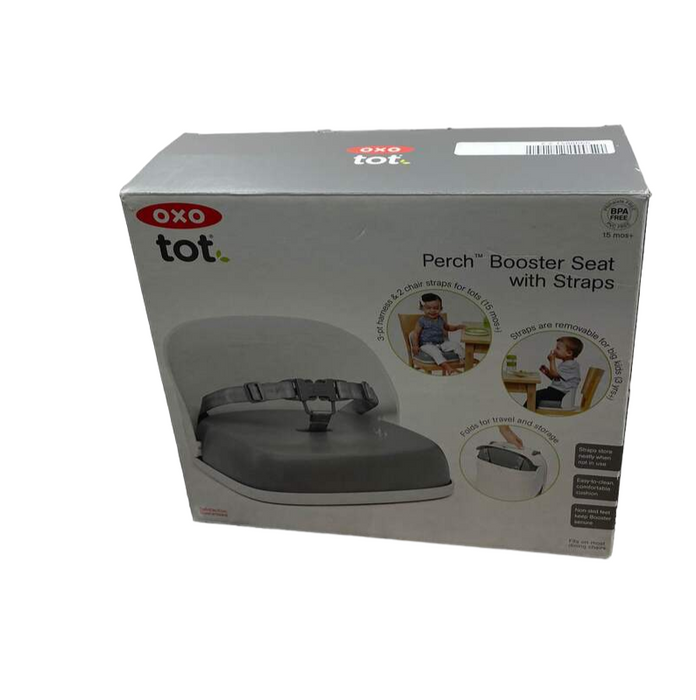 Shop OXO Tot Perch Booster Seat with Straps, Gray at GoodBuy Gear