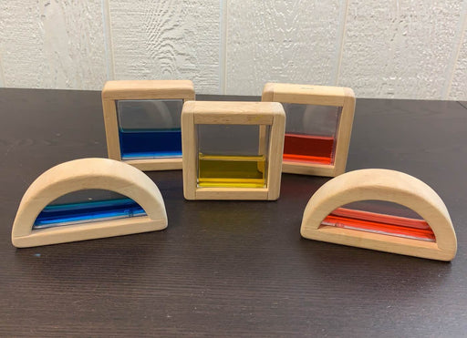 used Plan Toys Water Blocks