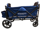 secondhand Wonderfold X2 Push + Pull Double Stroller Wagon, 2022, Sapphire Navy