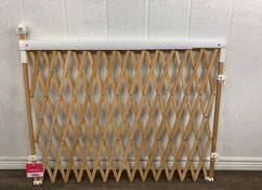 used Munchkin Extra Wide Expanding Wood Gate