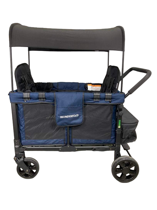 used Wonderfold W4 Multifunctional Quad Stroller Wagon, 2023, Noble Navy