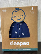 used Happiest Baby Sleepea Swaddle, Small, Navy Planets