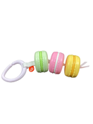 secondhand Fisher Price My First Macaron Pretend Food TakeAlong Baby Rattle Activity Toy