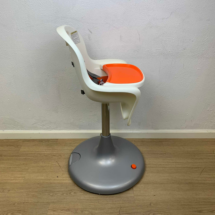 secondhand Boon Flair High Chair, Orange/White