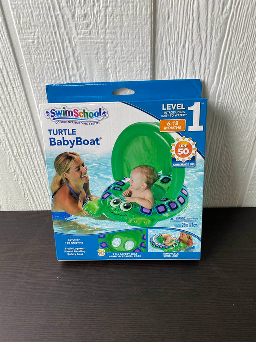 used SwimSchool Turtle Baby Boat