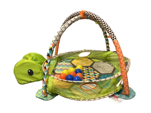 used Infantino Grow-With-Me Activity Gym and Ball Pit