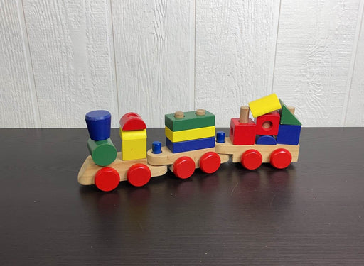 used Melissa & Doug Wooden Stacking Train