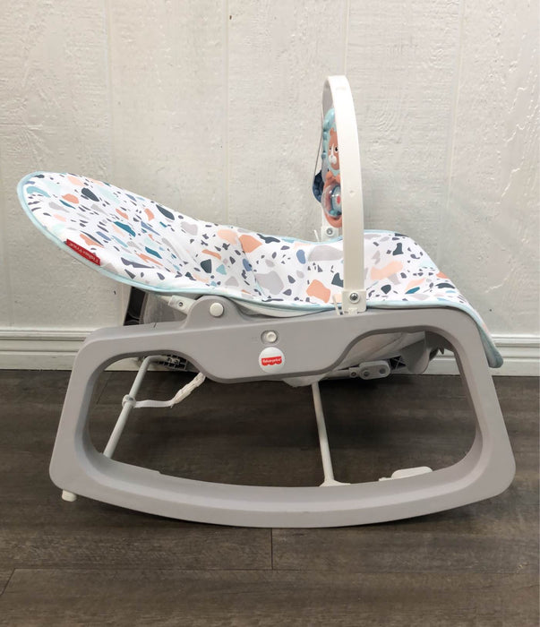 used Fisher Price Deluxe Infant To Toddler Rocker