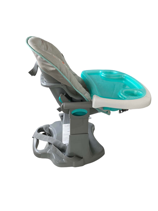 secondhand Ingenuity SmartClean ChairMate Chair Top High Chair, Peacock