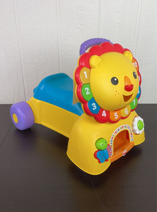 used Fisher Price 3-in-1 Sit, Stride, and Ride Lion Toy