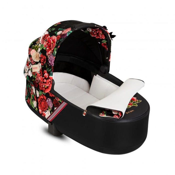 Shop Cybex PRIAM Lux Carry Cot, Spring Blossom Dark, 2021 at GoodBuy Gear