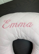 secondhand Pottery Barn Kids Boppy Nursing Pillow, Personalized “Emma”