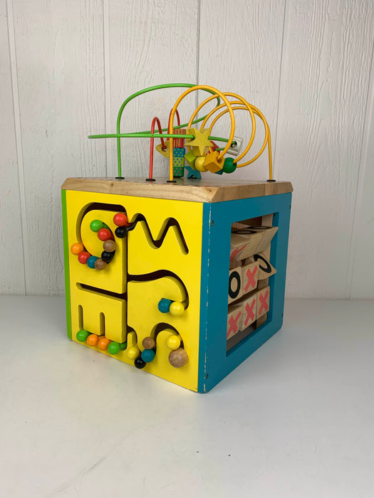 used Battat Wooden Activity Cube