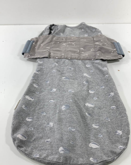 used Happiest Baby SNOO Sack, Medium (12-18 lbs), Graphite Planets