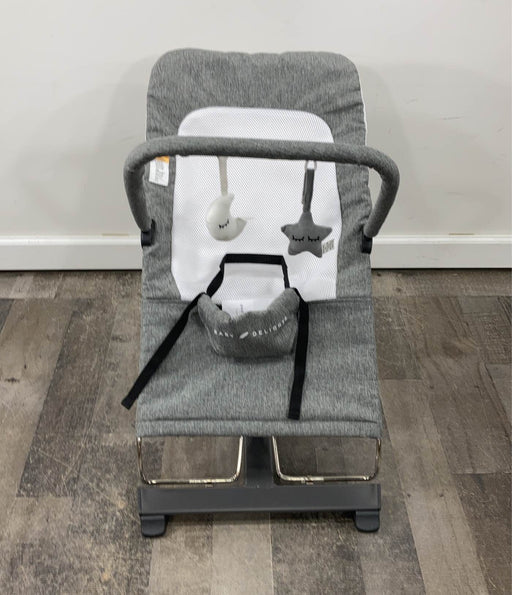 used Baby Delight Go With Me Alpine Deluxe Portable Bouncer, Charcoal