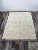 used Lorena Canals 4’ x 5’ ABC Washable Rug