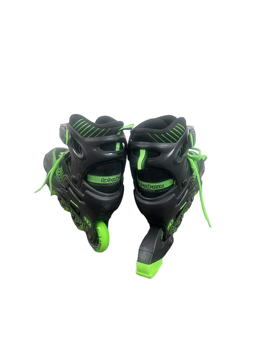 Shop Roller Derby Caspian Kids' Adjustable Inline-Quad Combo Skates, Medium (shoe size 3-6) at GoodBuy Gear