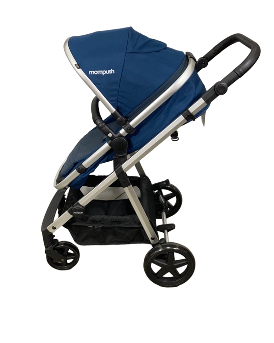 secondhand Mompush Meteor 2 Stroller, 2022, Navy Blue