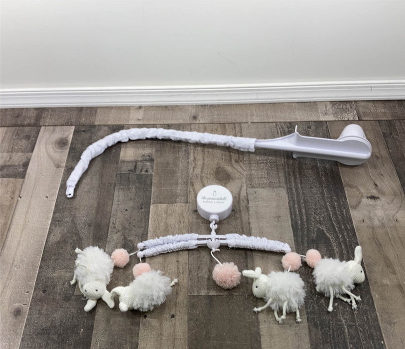 Shop The Peanut Shell Musical Mobile, Farmhouse Bunny at GoodBuy Gear