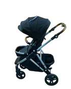 secondhand Mockingbird Single Stroller, 2023, Windowpane, Black, Silver With Penny Leather