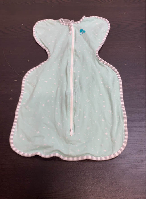 used Love To Dream Swaddle Up Lite Sleep Sack, Small, Mint Stars