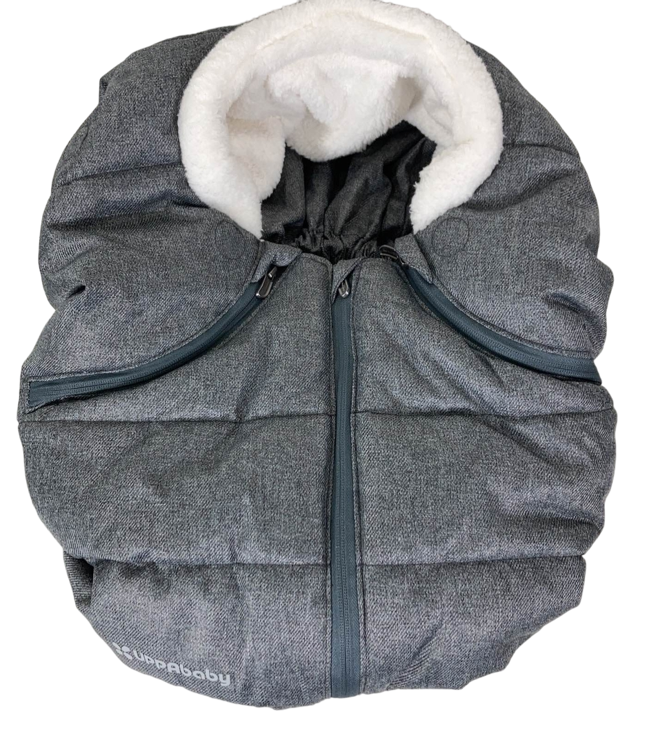 UPPAbaby Mesa Infant Car Seat Cozy Ganoosh, Greyson (Charcoal Melange)